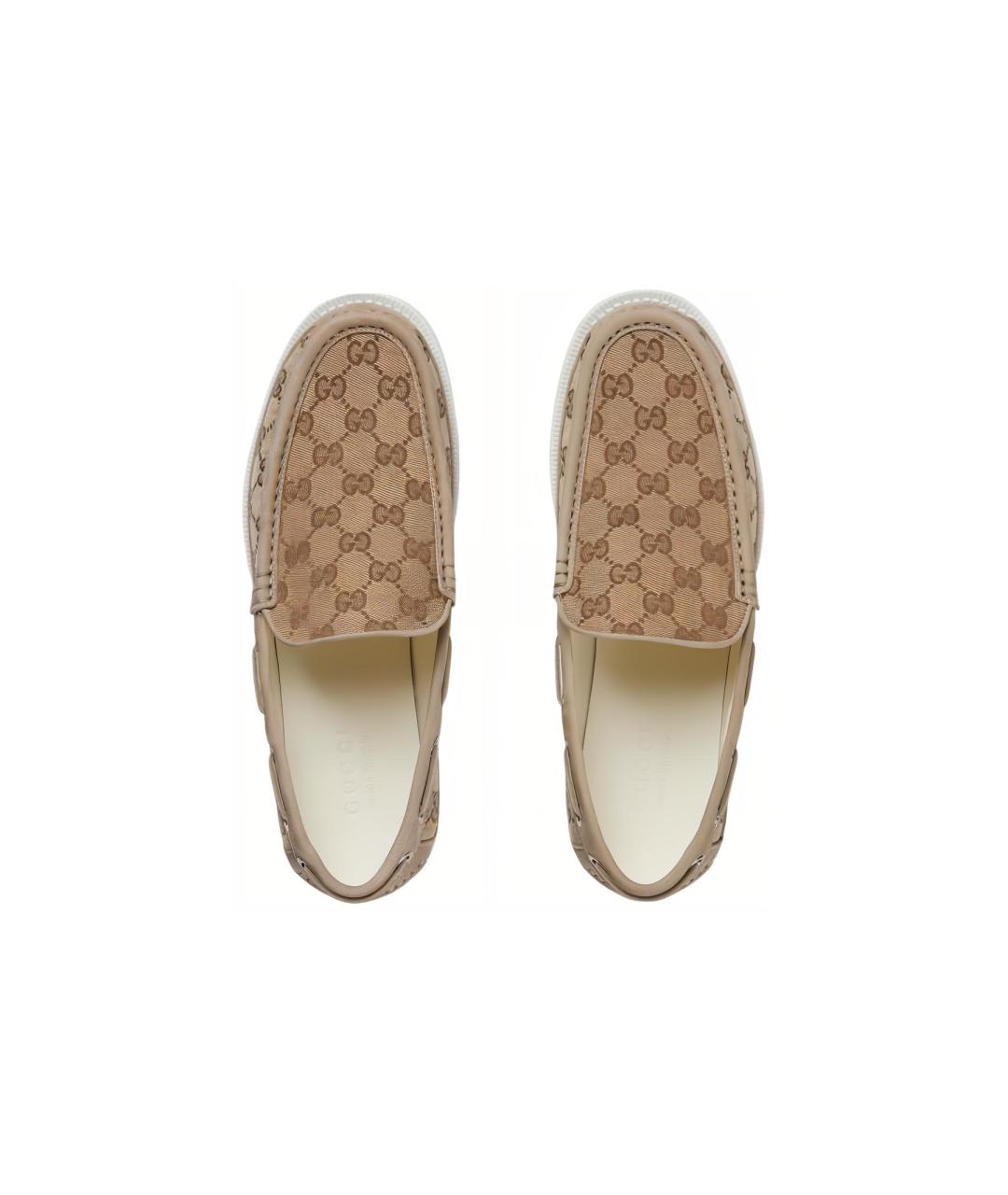 GUCCI Коричневые лоферы, фото 4