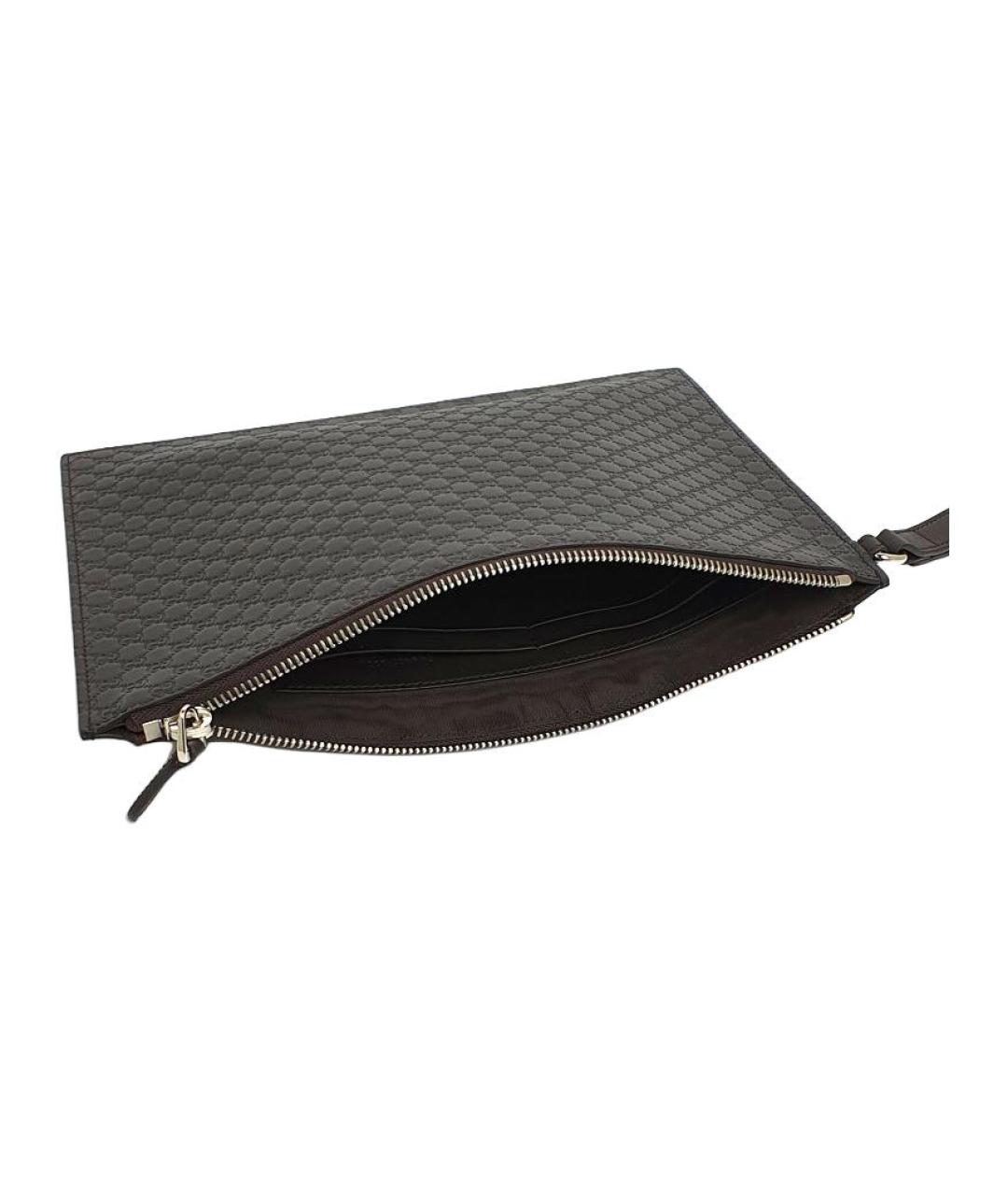 GUCCI Коричневая кожаная папка для документов, фото 5