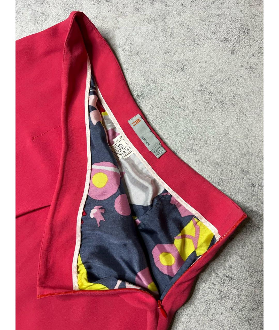 MISSONI Розовая вискозная юбка миди, фото 5