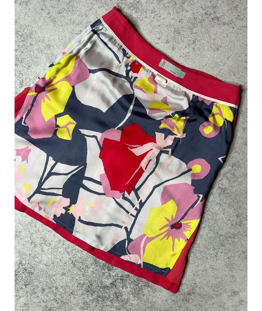 MISSONI Розовая вискозная юбка миди, фото 7