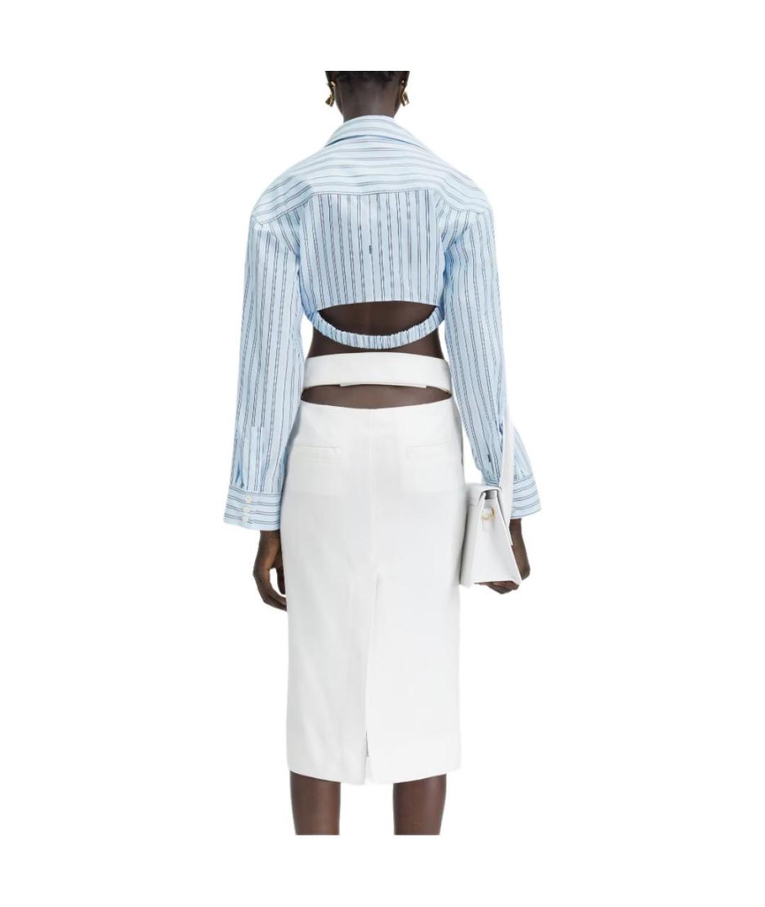 JACQUEMUS Голубая рубашка, фото 3