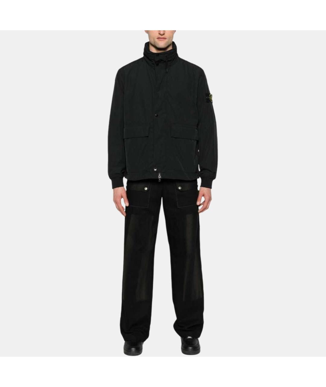 STONE ISLAND Черная куртка, фото 4