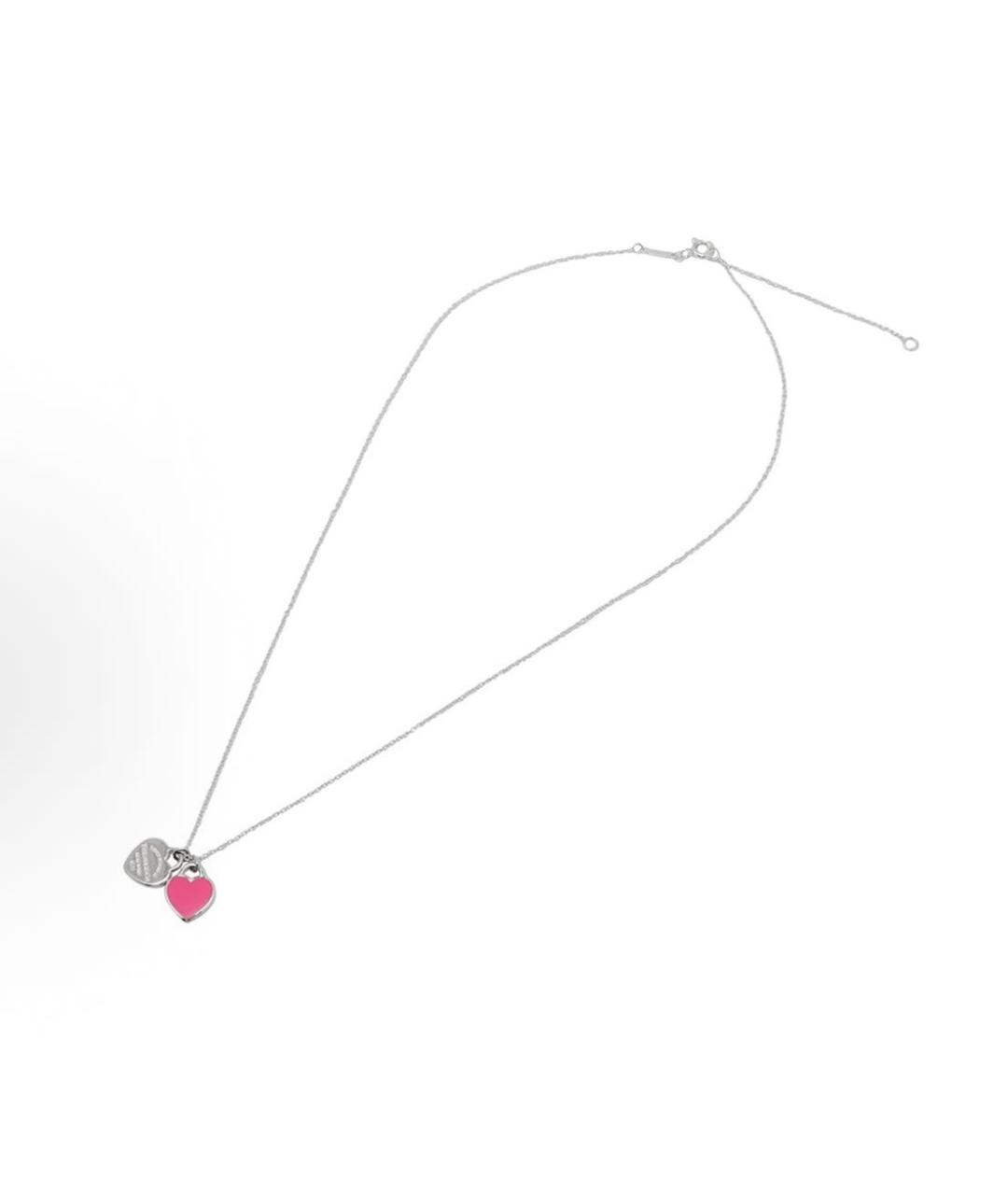 TIFFANY&CO Розовый серебряный кулон, фото 3