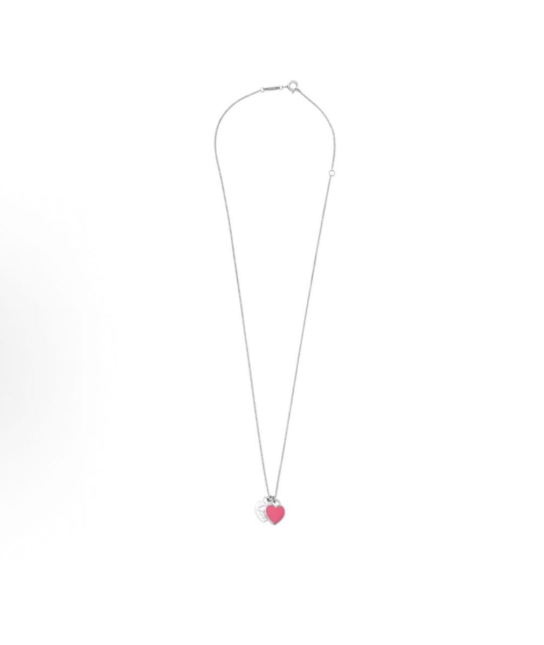 TIFFANY&CO Розовый серебряный кулон, фото 4