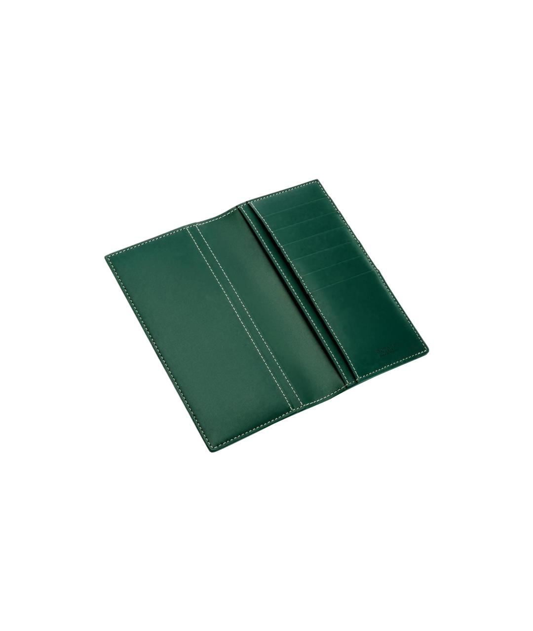 GOYARD Зеленый кошелек, фото 2
