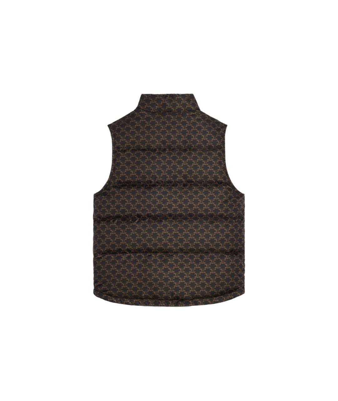 CELINE Черный жилет, фото 2