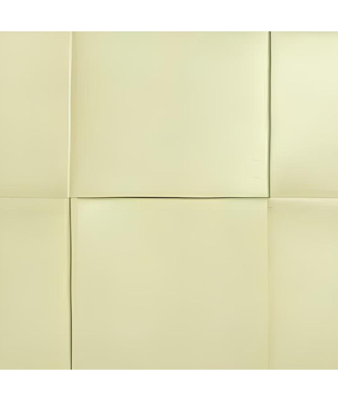 BOTTEGA VENETA Желтый кожаный кардхолдер, фото 2