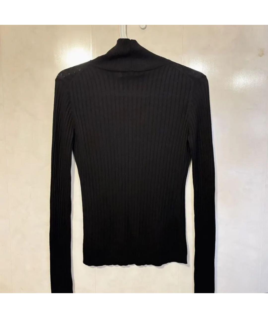 CHRISTIAN DIOR Черная вискозная водолазка, фото 5