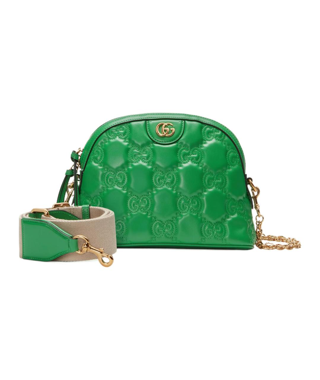 GUCCI Зеленая кожаная сумка через плечо, фото 3