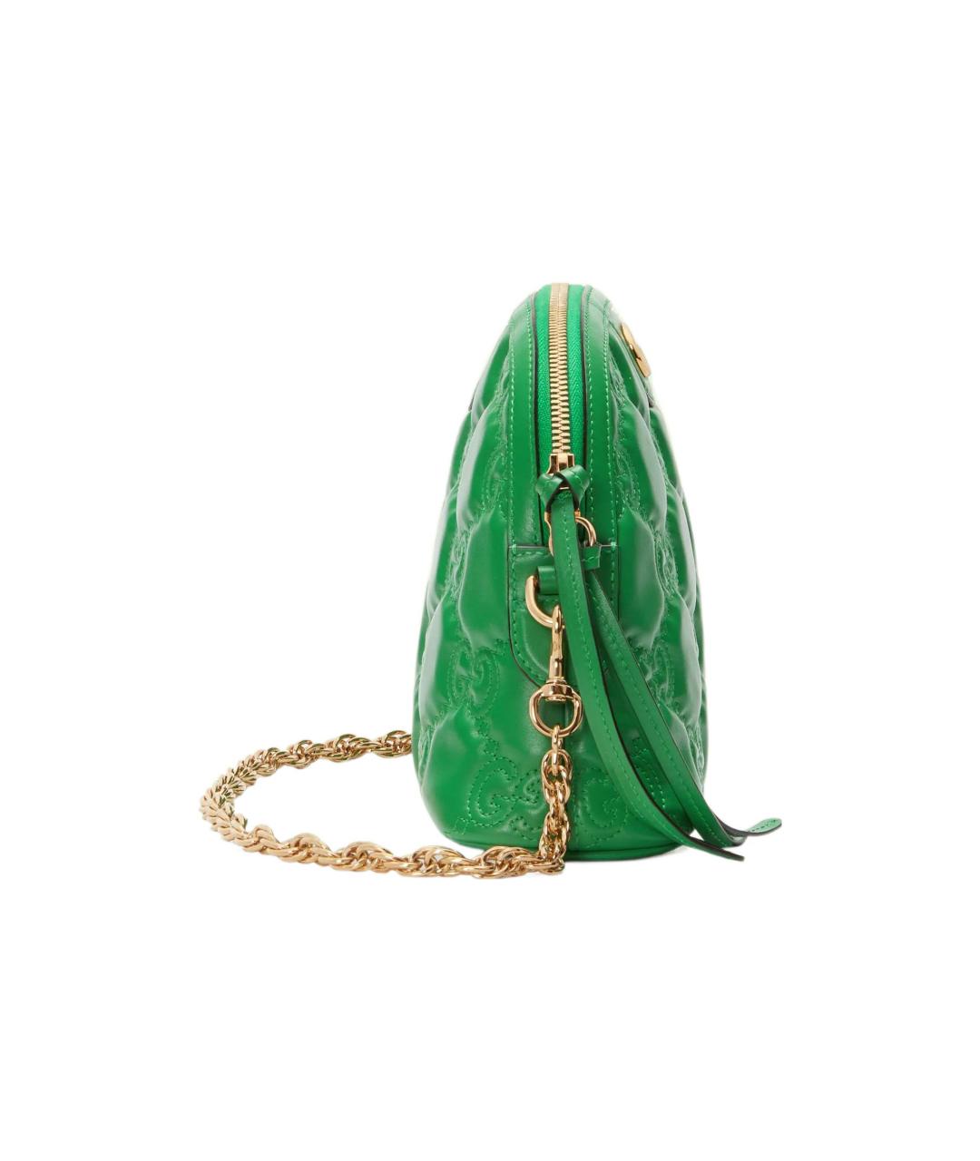 GUCCI Зеленая кожаная сумка через плечо, фото 5
