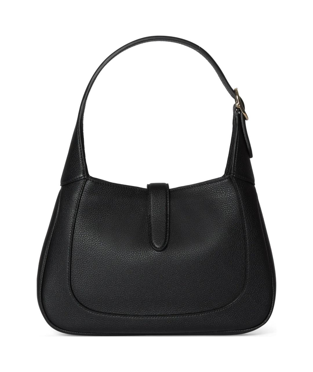 GUCCI Черная кожаная сумка через плечо, фото 5