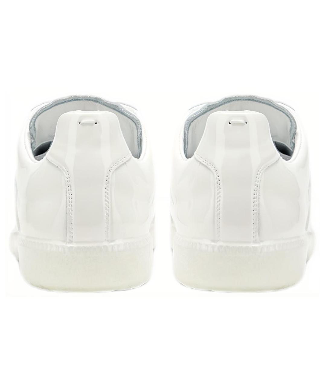 MAISON MARGIELA Кожаные низкие кроссовки / кеды, фото 5