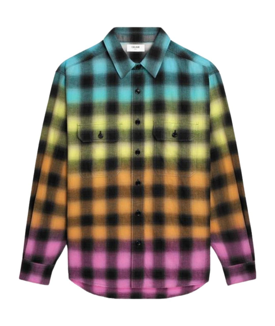 CELINE Мульти кэжуал рубашка, фото 1
