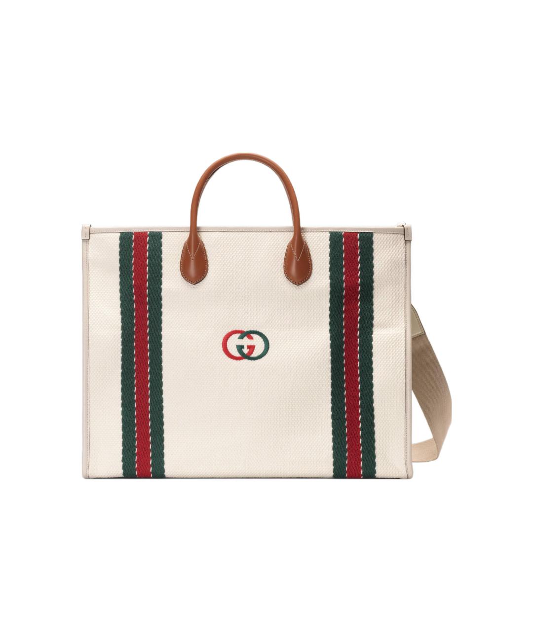 GUCCI Белая сумка на плечо, фото 6