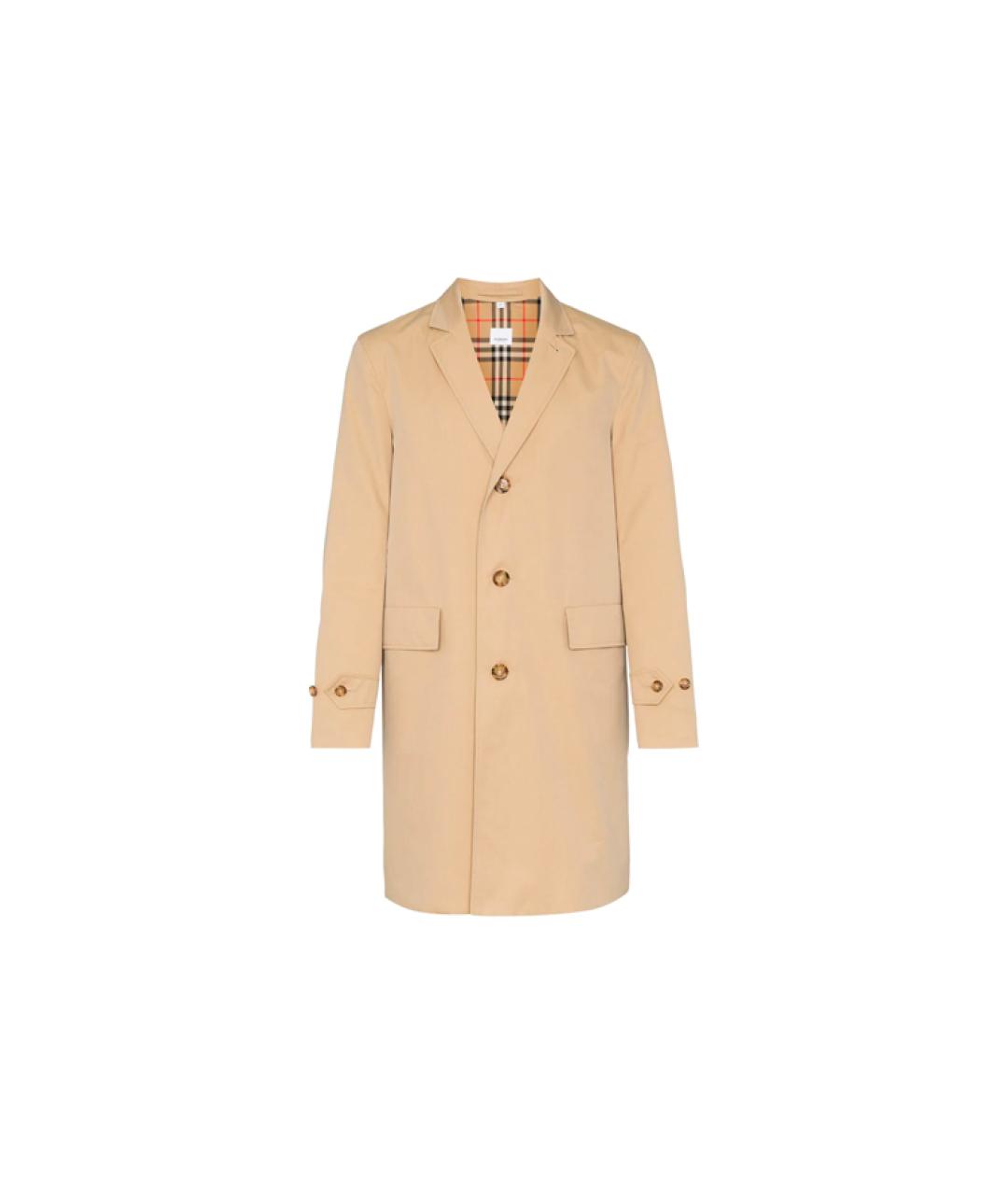 BURBERRY Хаки тренч / плащ, фото 1