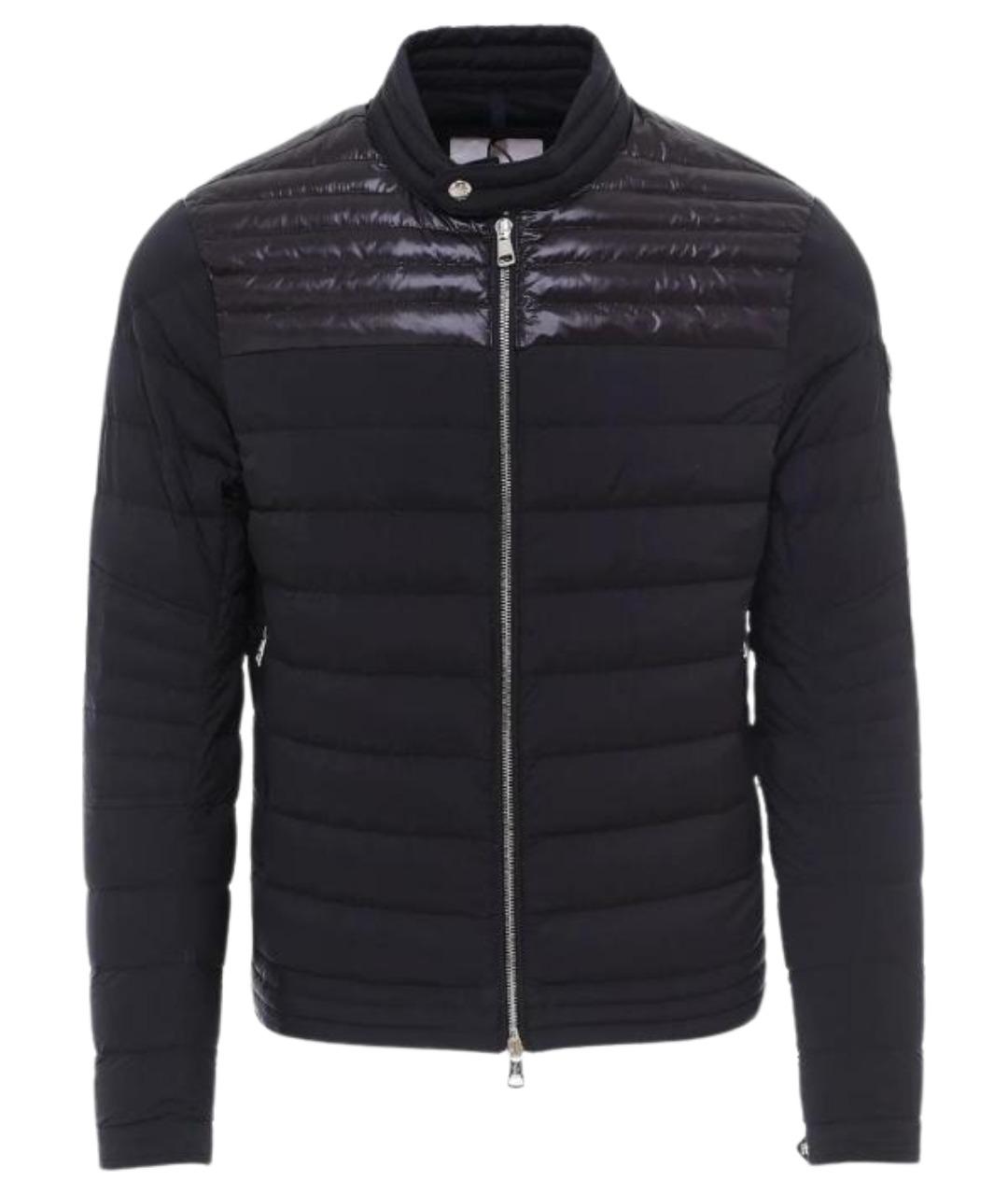 MONCLER Черный пуховик, фото 1