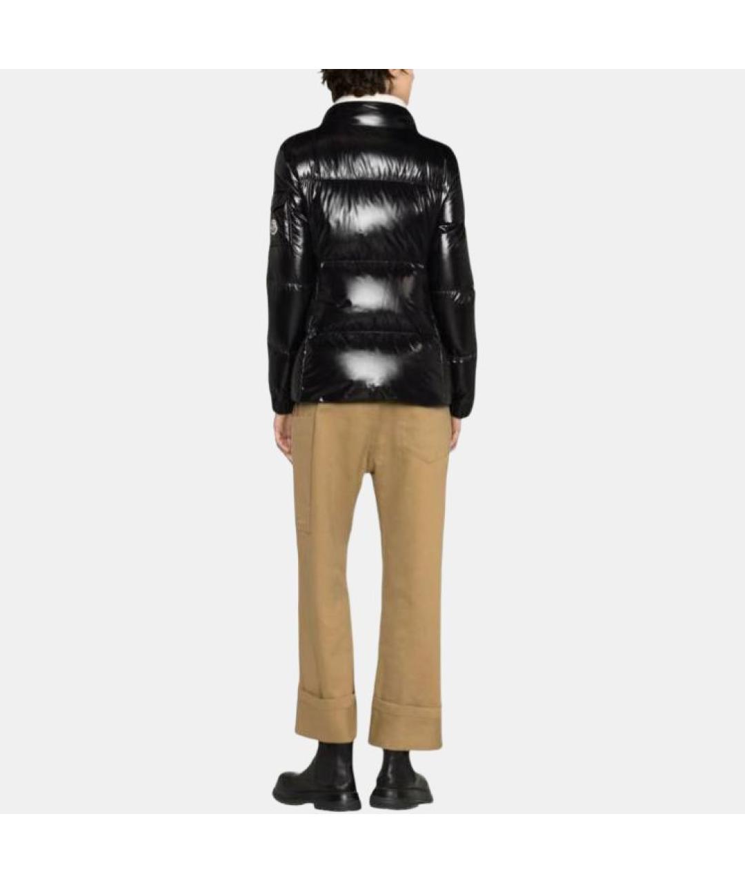 MONCLER Черный пуховик, фото 5