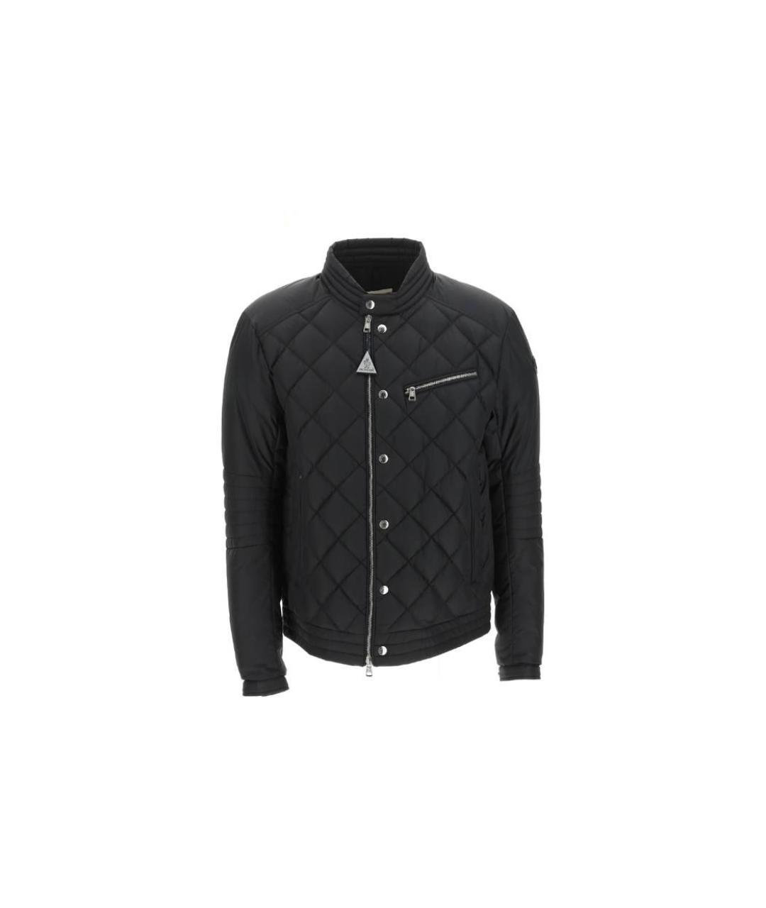 MONCLER Черный пуховик, фото 1