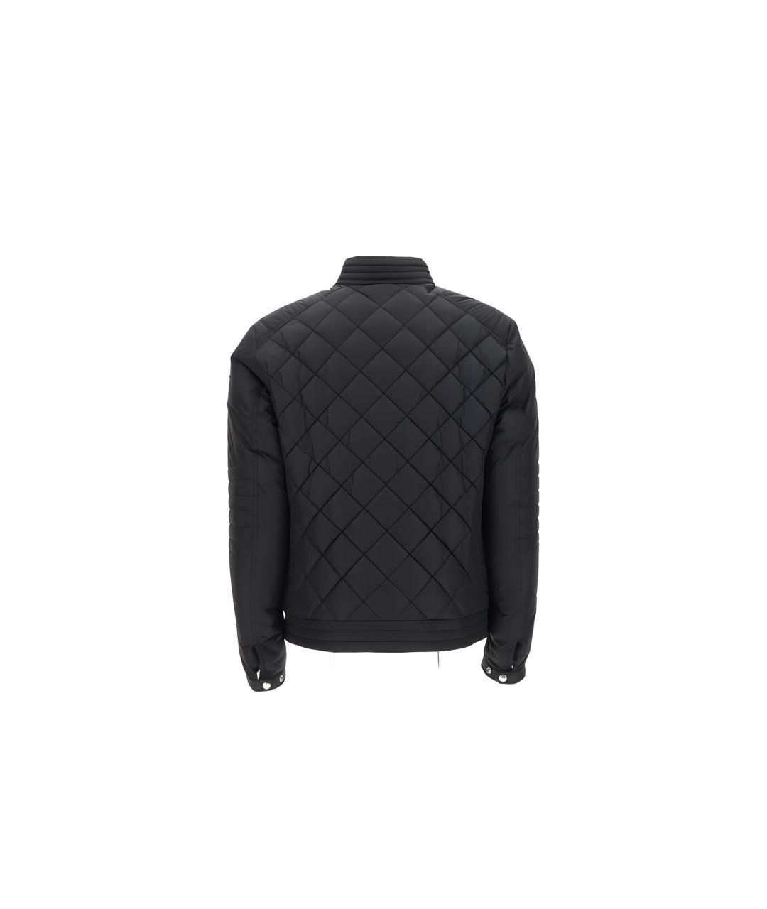 MONCLER Черный пуховик, фото 2