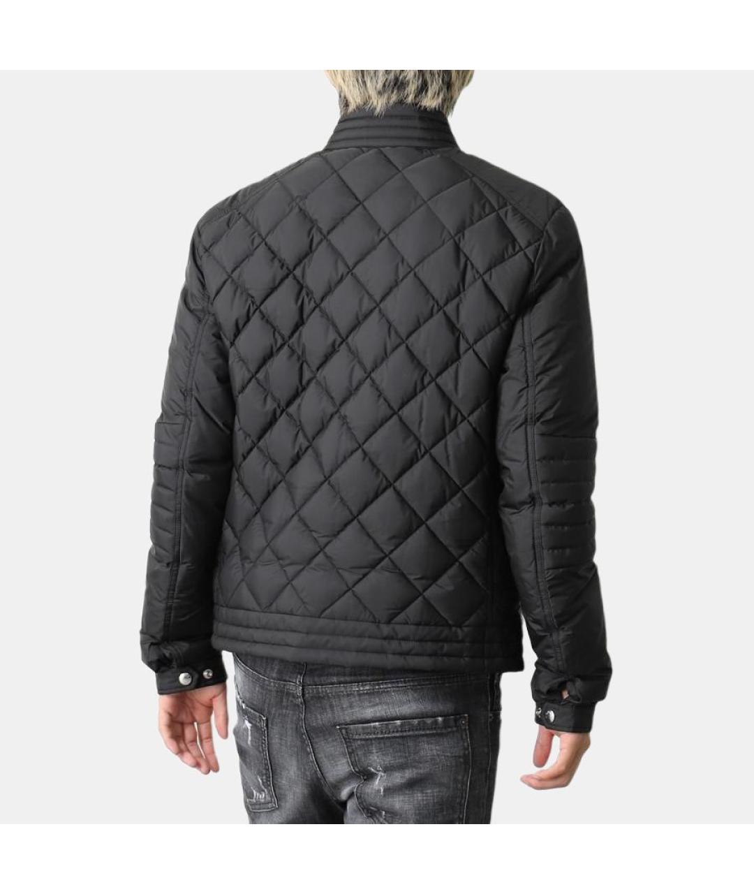 MONCLER Черный пуховик, фото 4