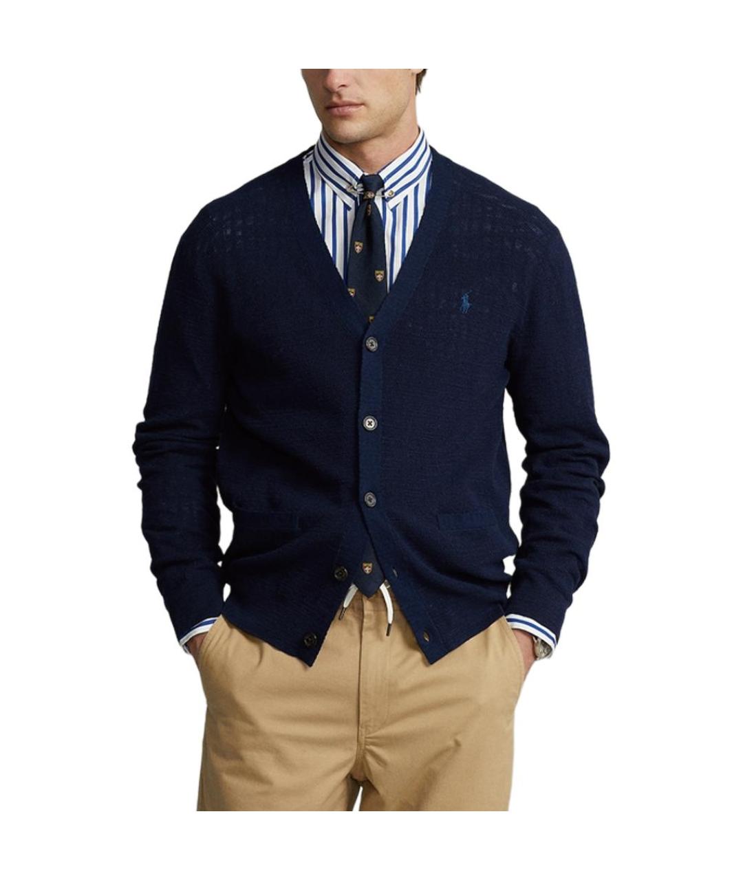 POLO RALPH LAUREN Синий кардиган, фото 3