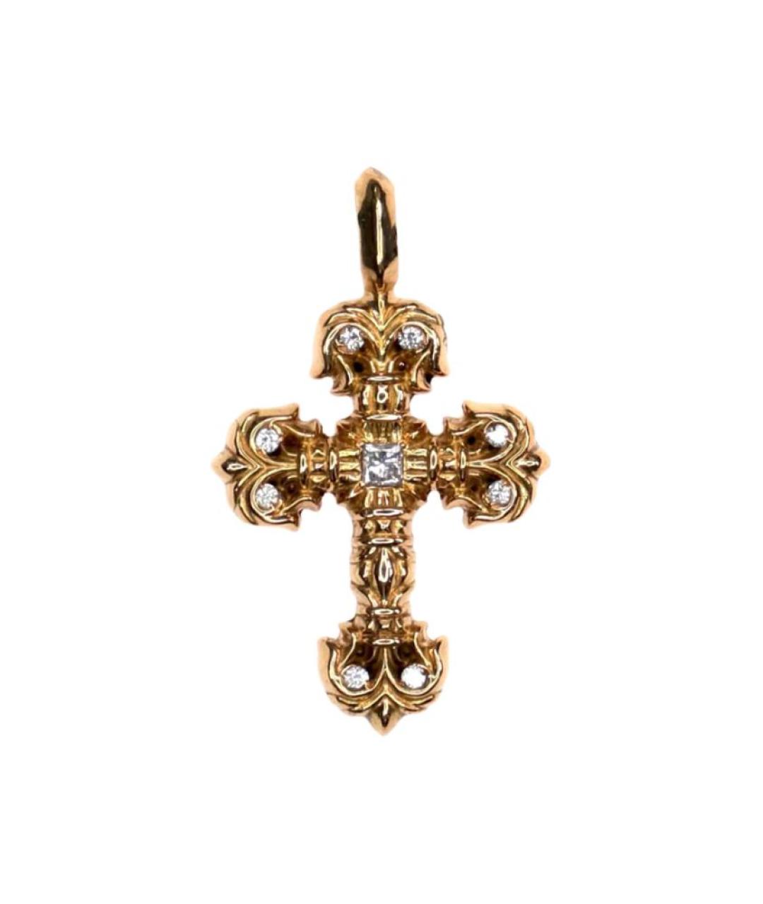 CHROME HEARTS Золотая подвеска, фото 1