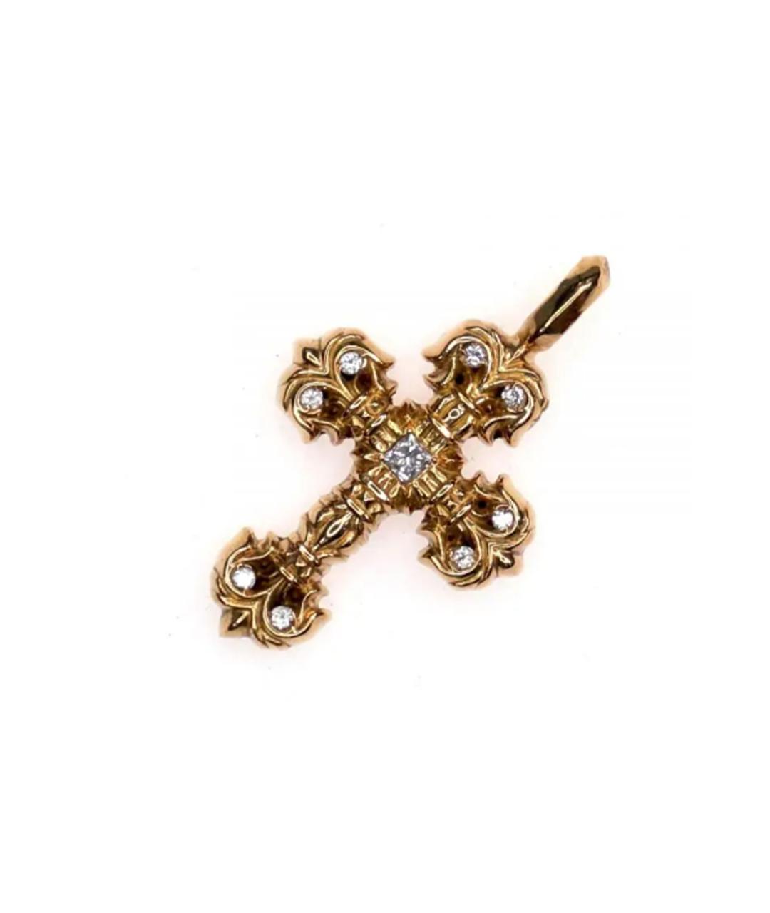 CHROME HEARTS Золотая подвеска, фото 3