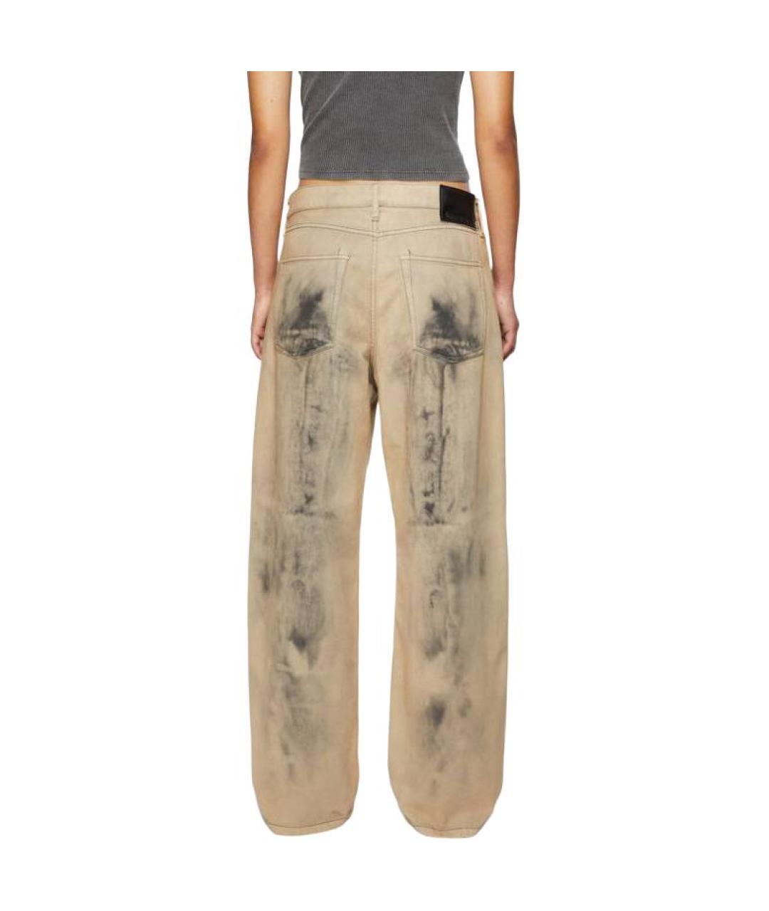 ACNE STUDIOS Хаки прямые джинсы, фото 4