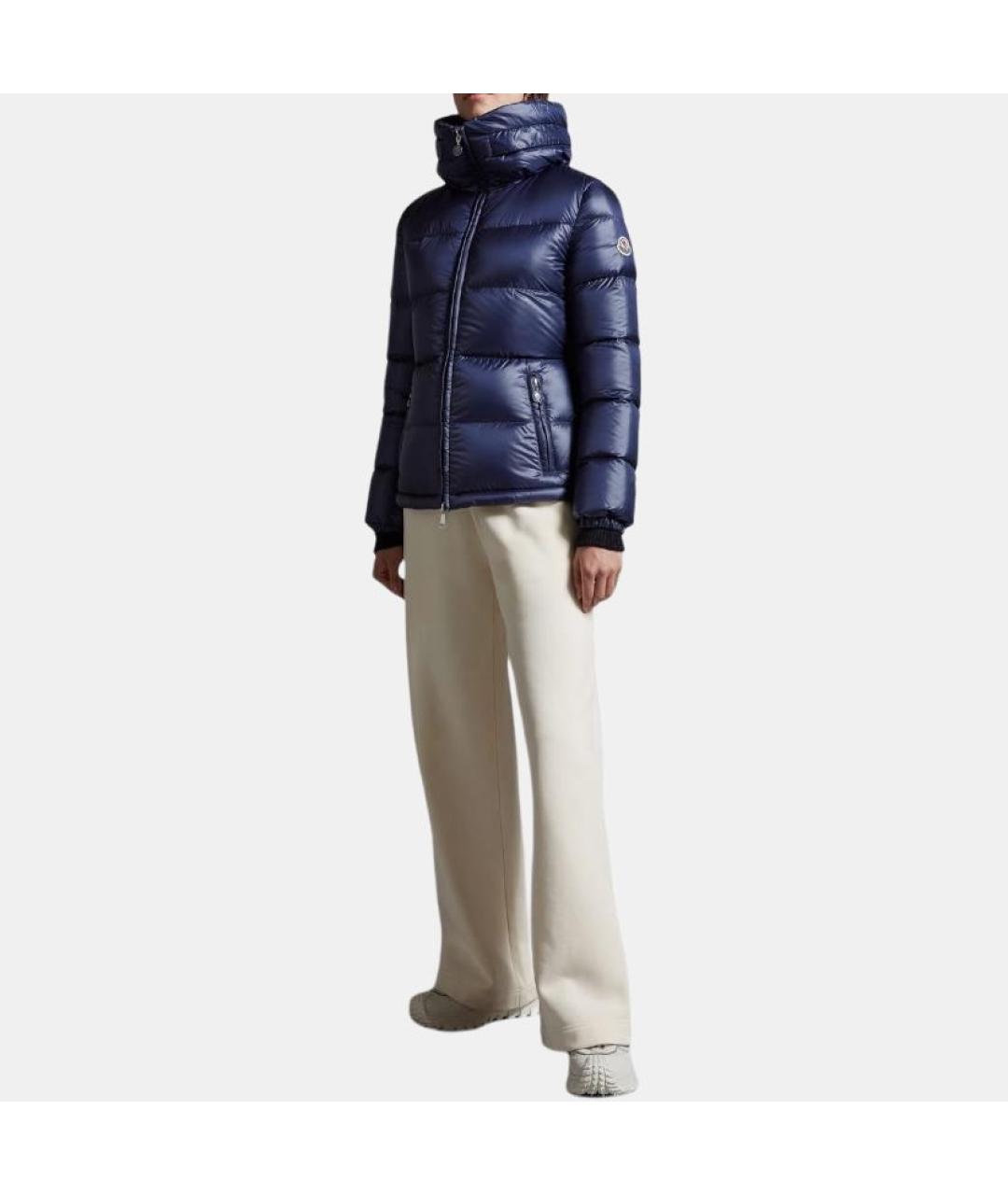MONCLER Синий пуховик, фото 2
