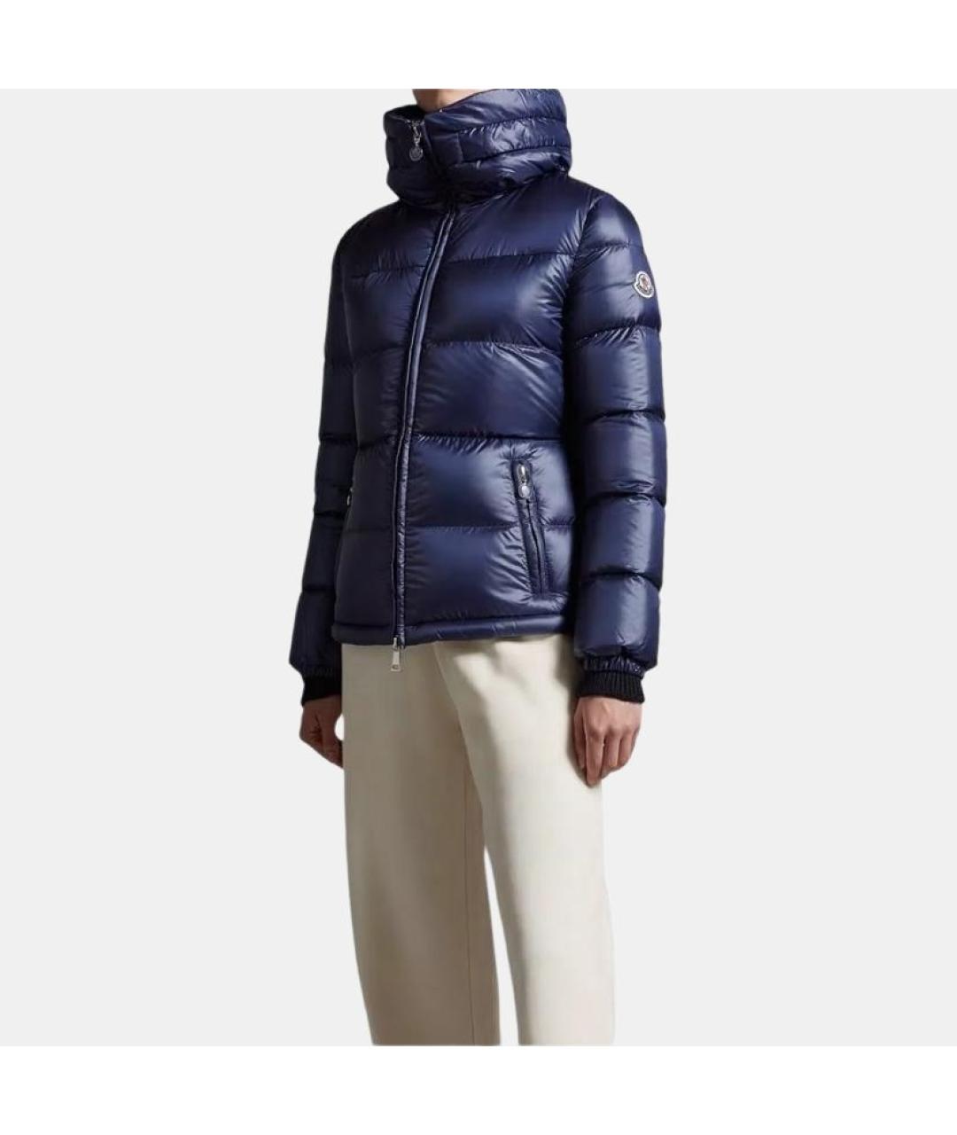 MONCLER Синий пуховик, фото 3