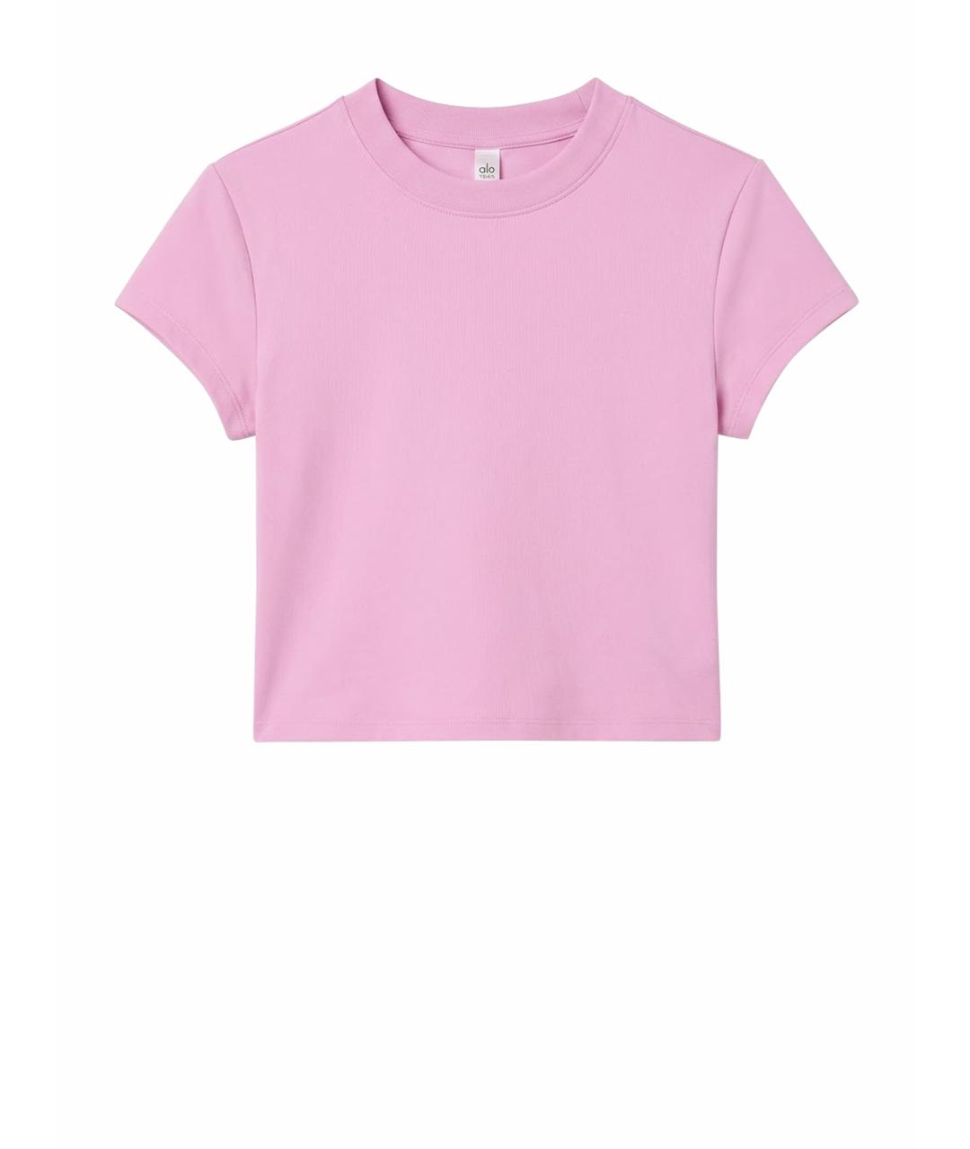 ALO YOGA Розовая футболка, фото 1