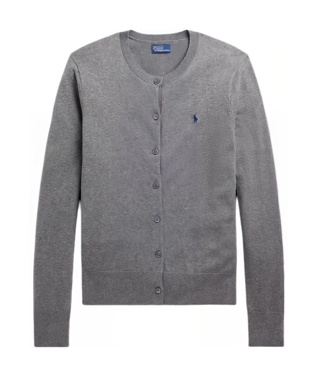 POLO RALPH LAUREN Серый кардиган, фото 1