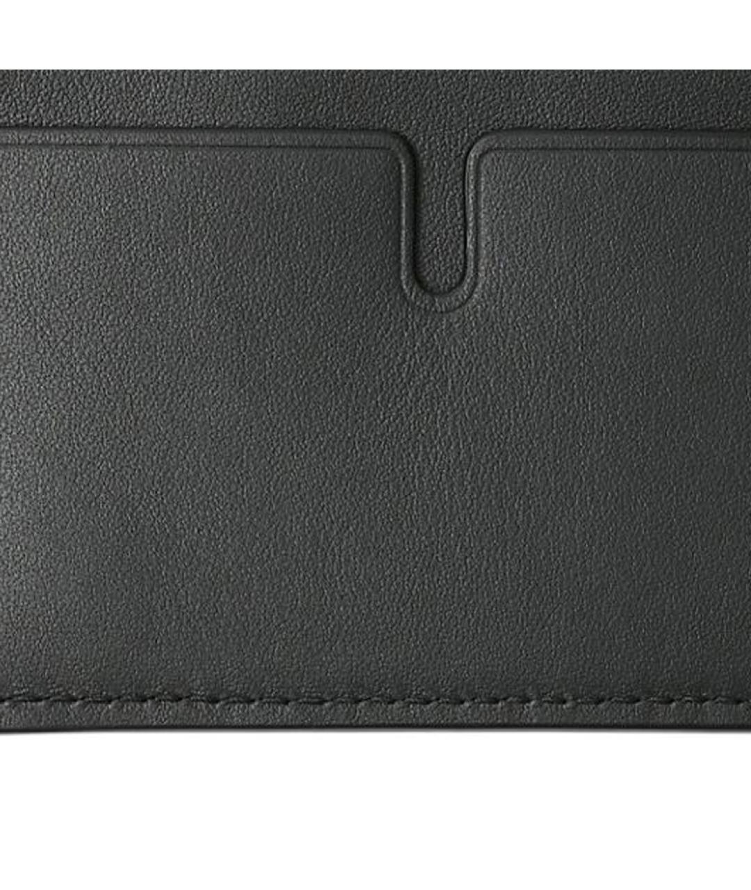 BURBERRY Черный кожаный кардхолдер, фото 4