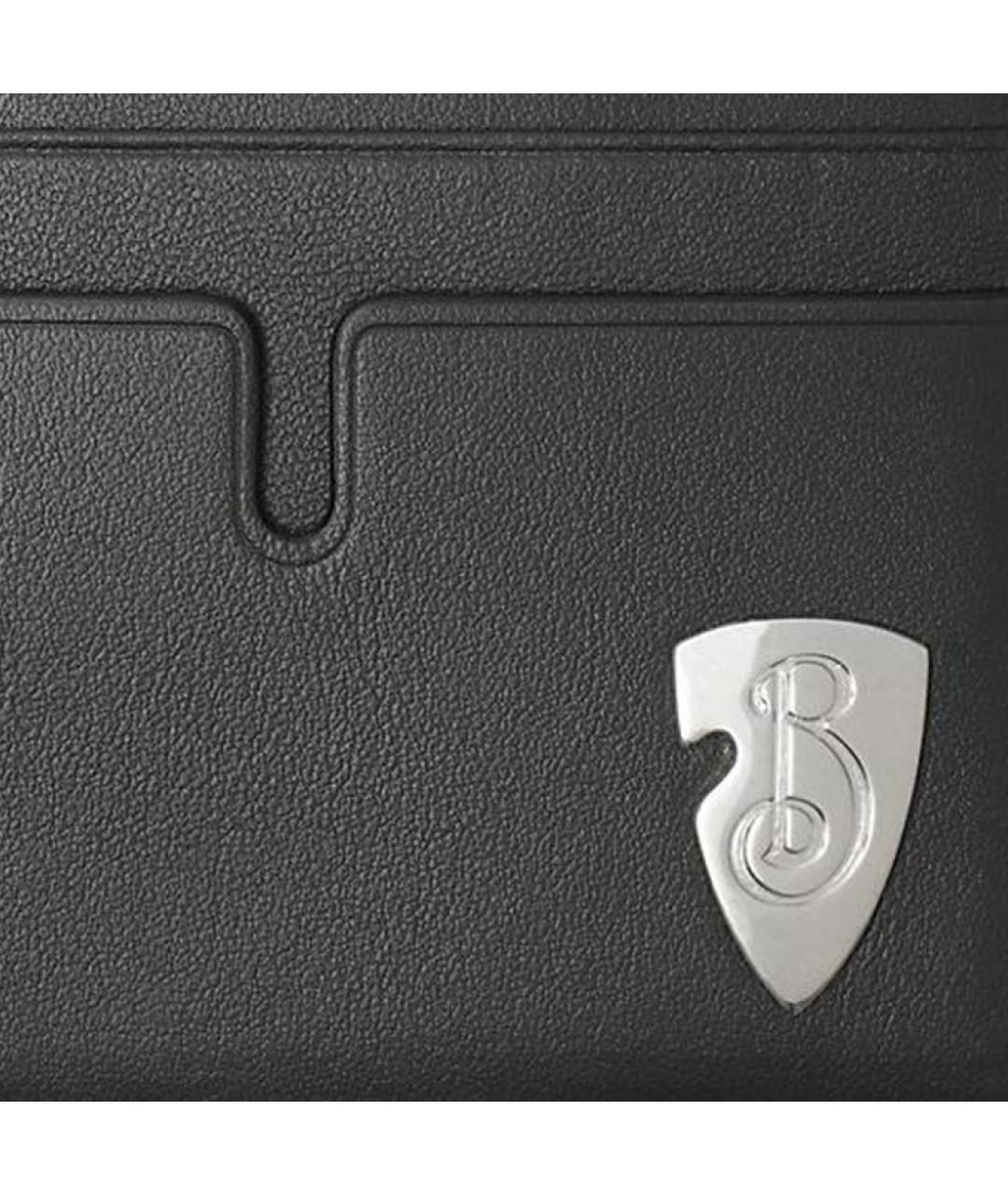 BURBERRY Черный кожаный кардхолдер, фото 3