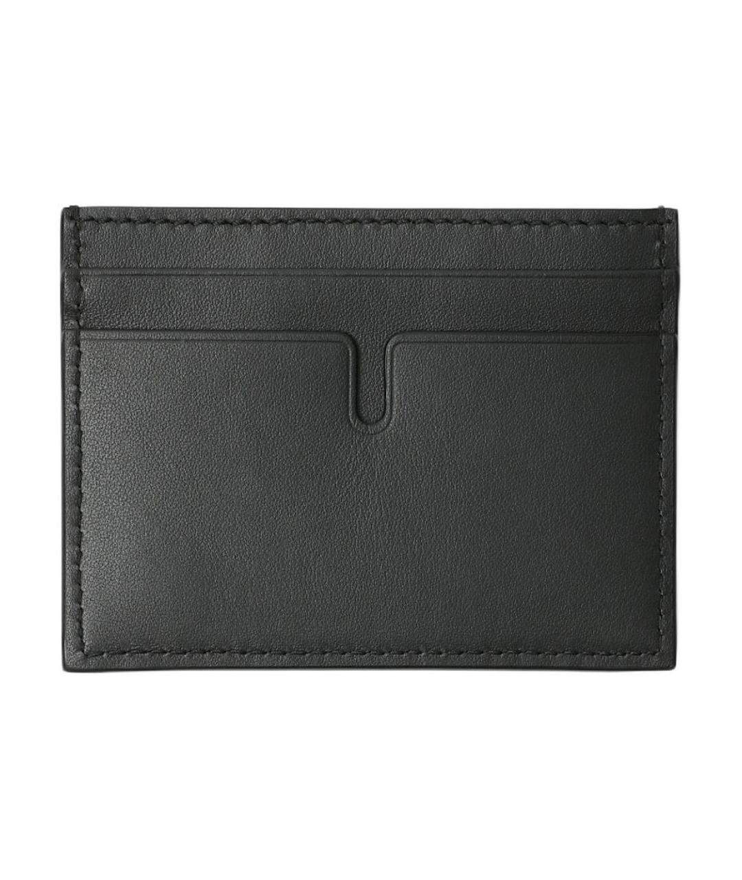 BURBERRY Черный кожаный кардхолдер, фото 2