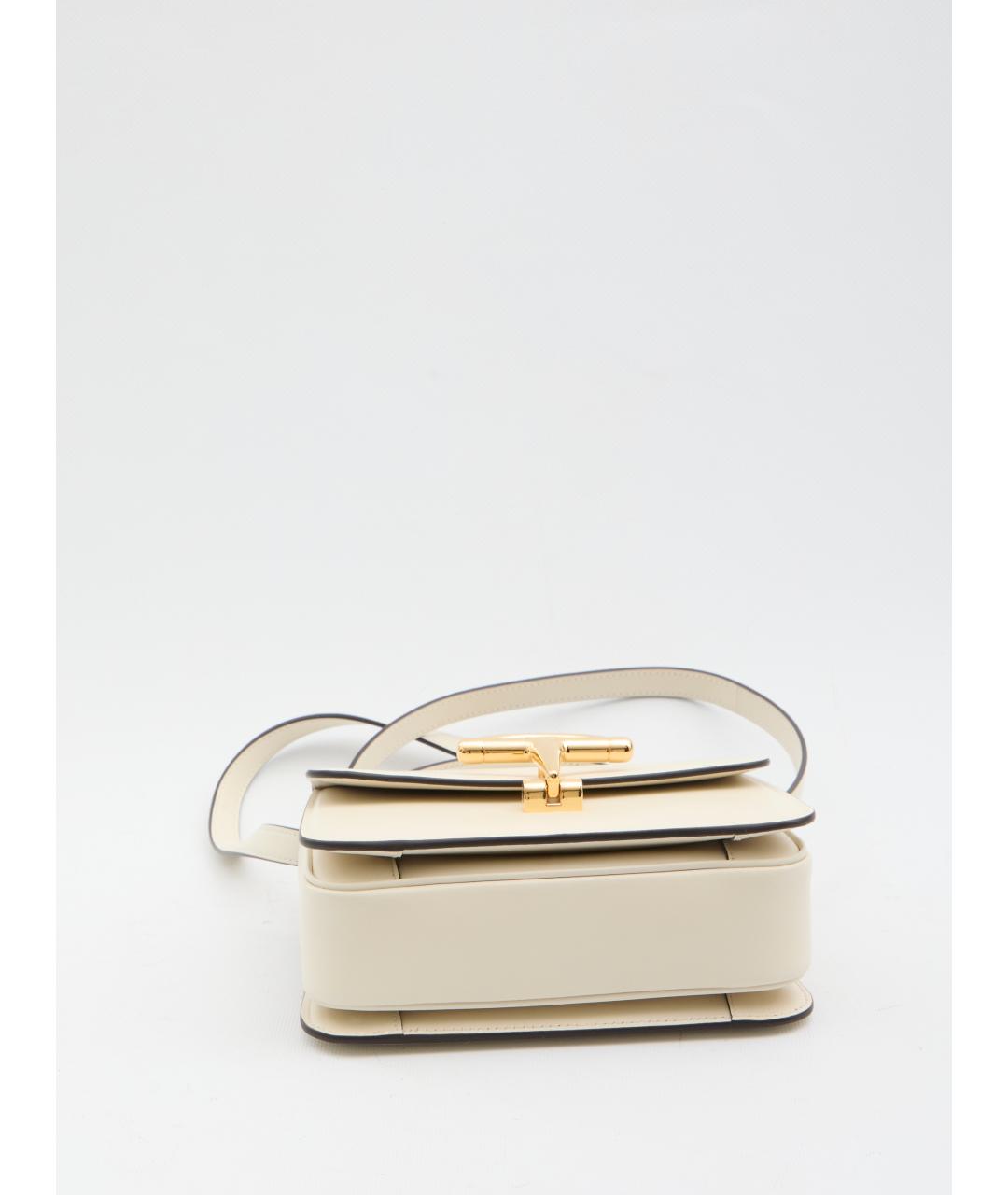 GUCCI Бежевая кожаная сумка через плечо, фото 3