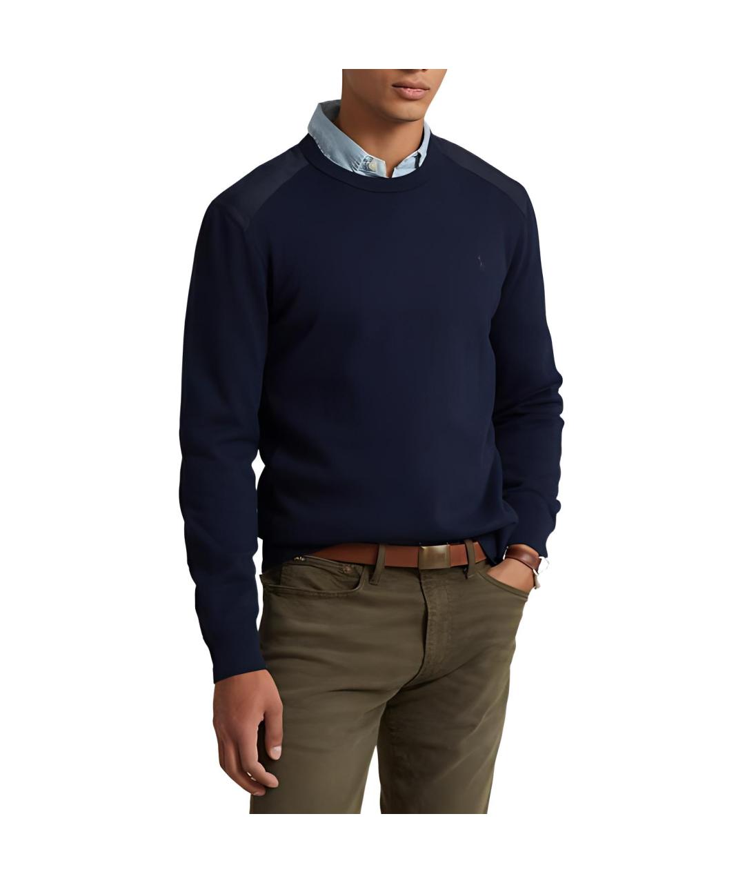 POLO RALPH LAUREN Темно-синий джемпер / свитер, фото 3