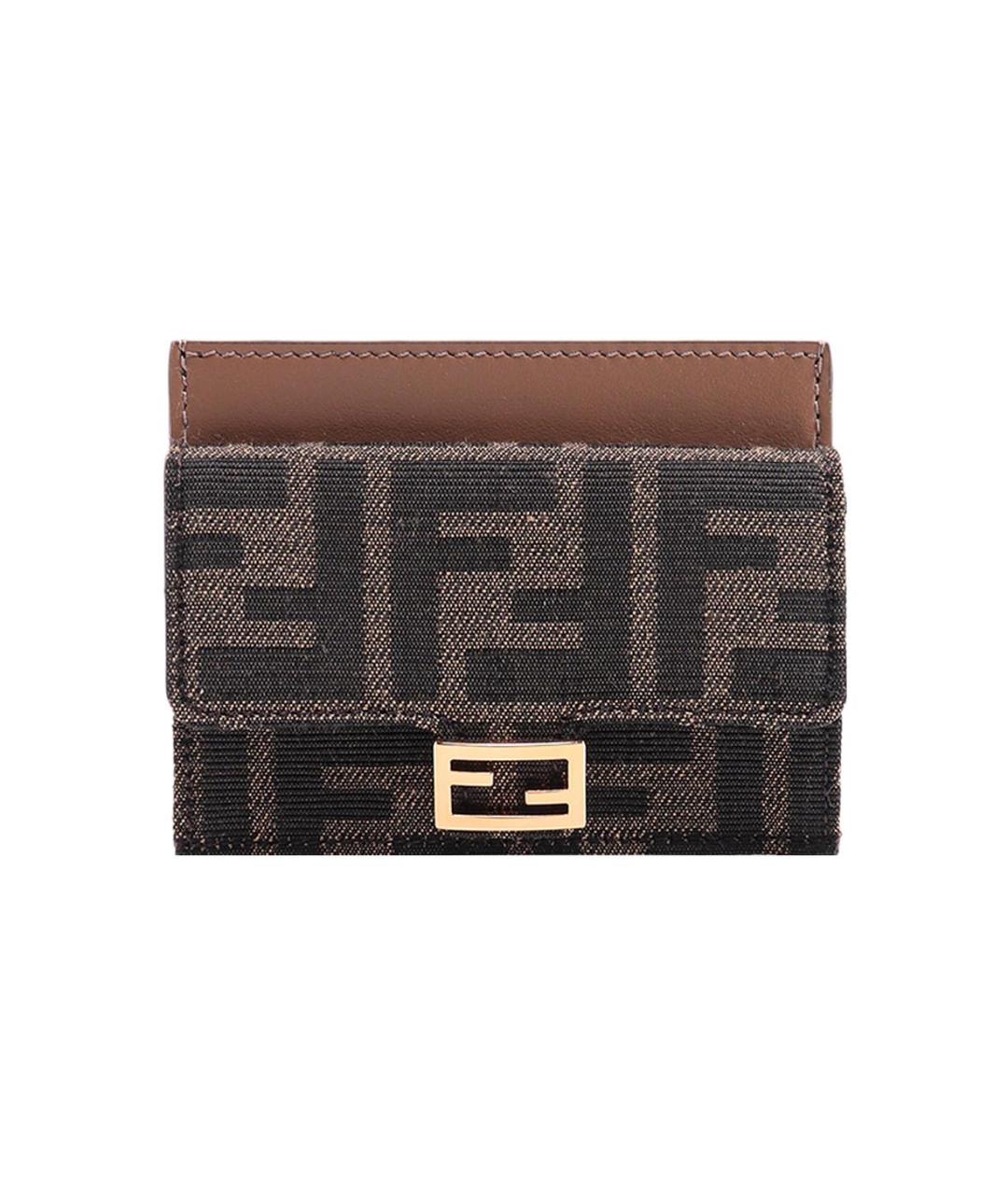 FENDI Коричневый кошелек, фото 5