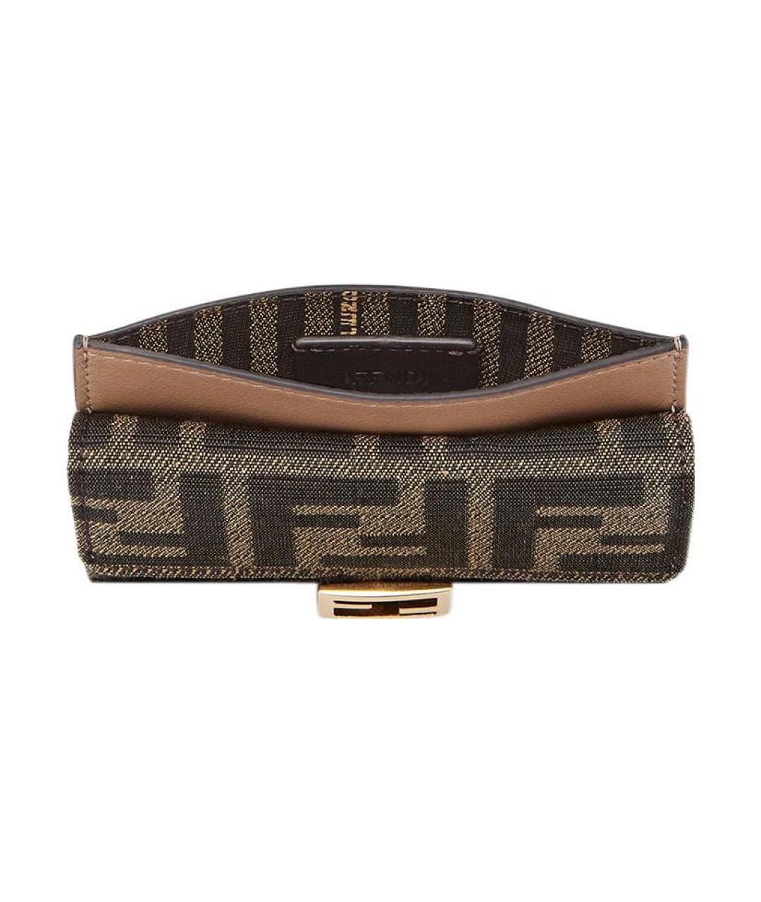 FENDI Коричневый кошелек, фото 4