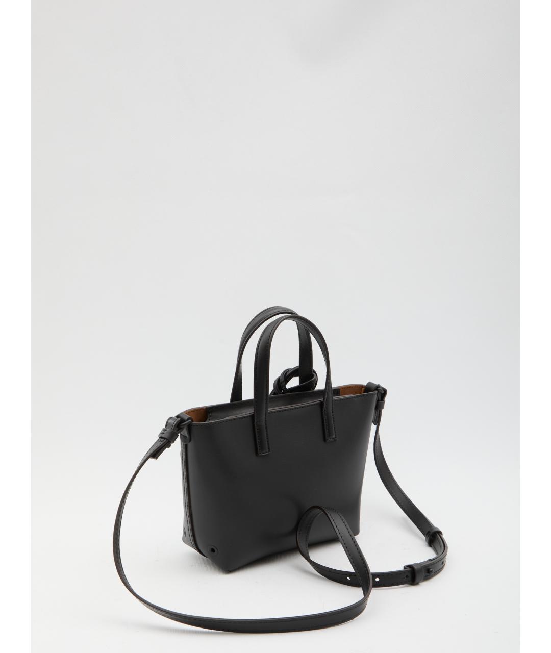 MONCLER Черная кожаная сумка через плечо, фото 2