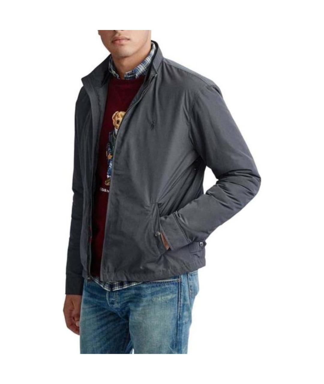 POLO RALPH LAUREN Серый пуховик, фото 3