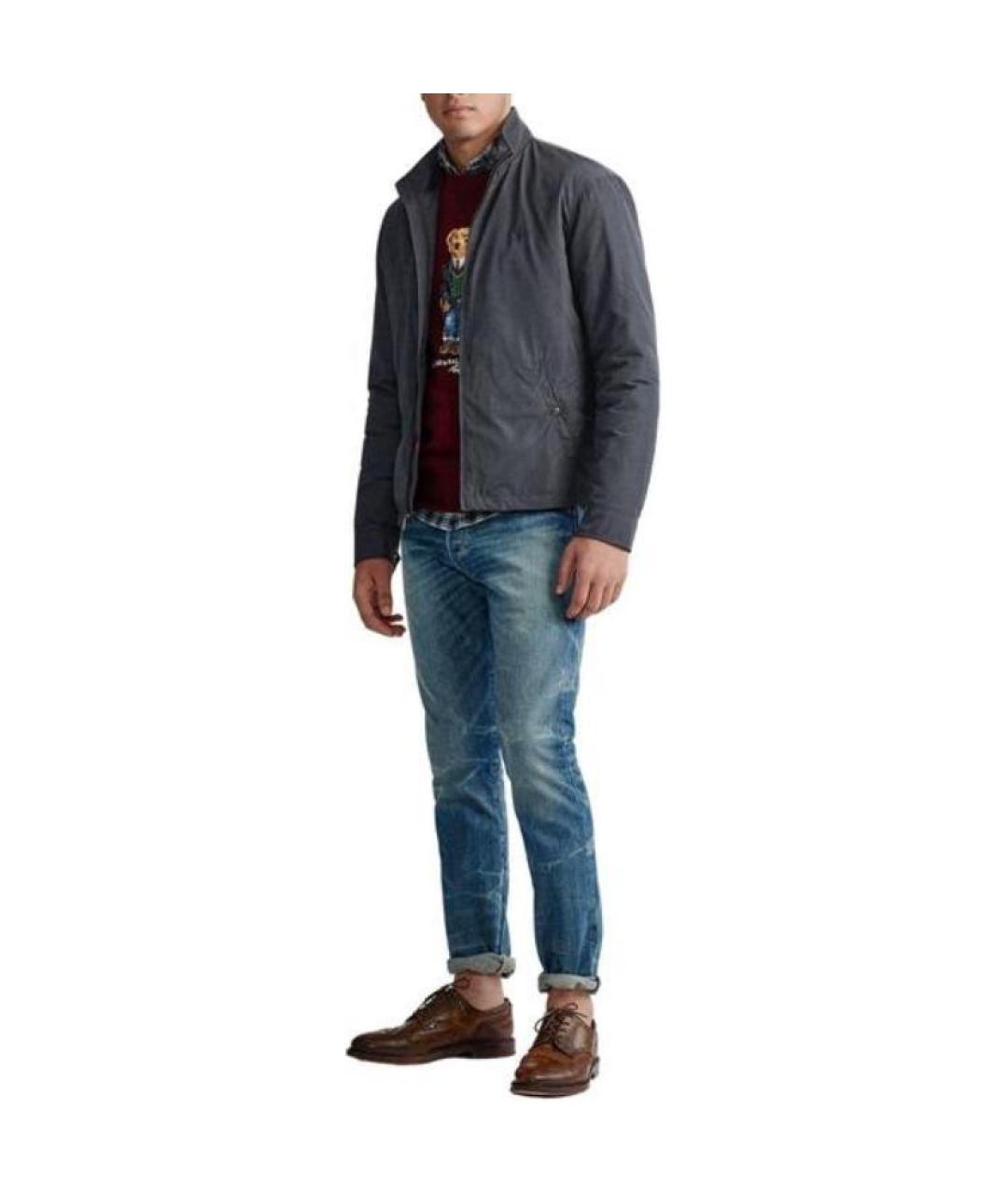 POLO RALPH LAUREN Серый пуховик, фото 2