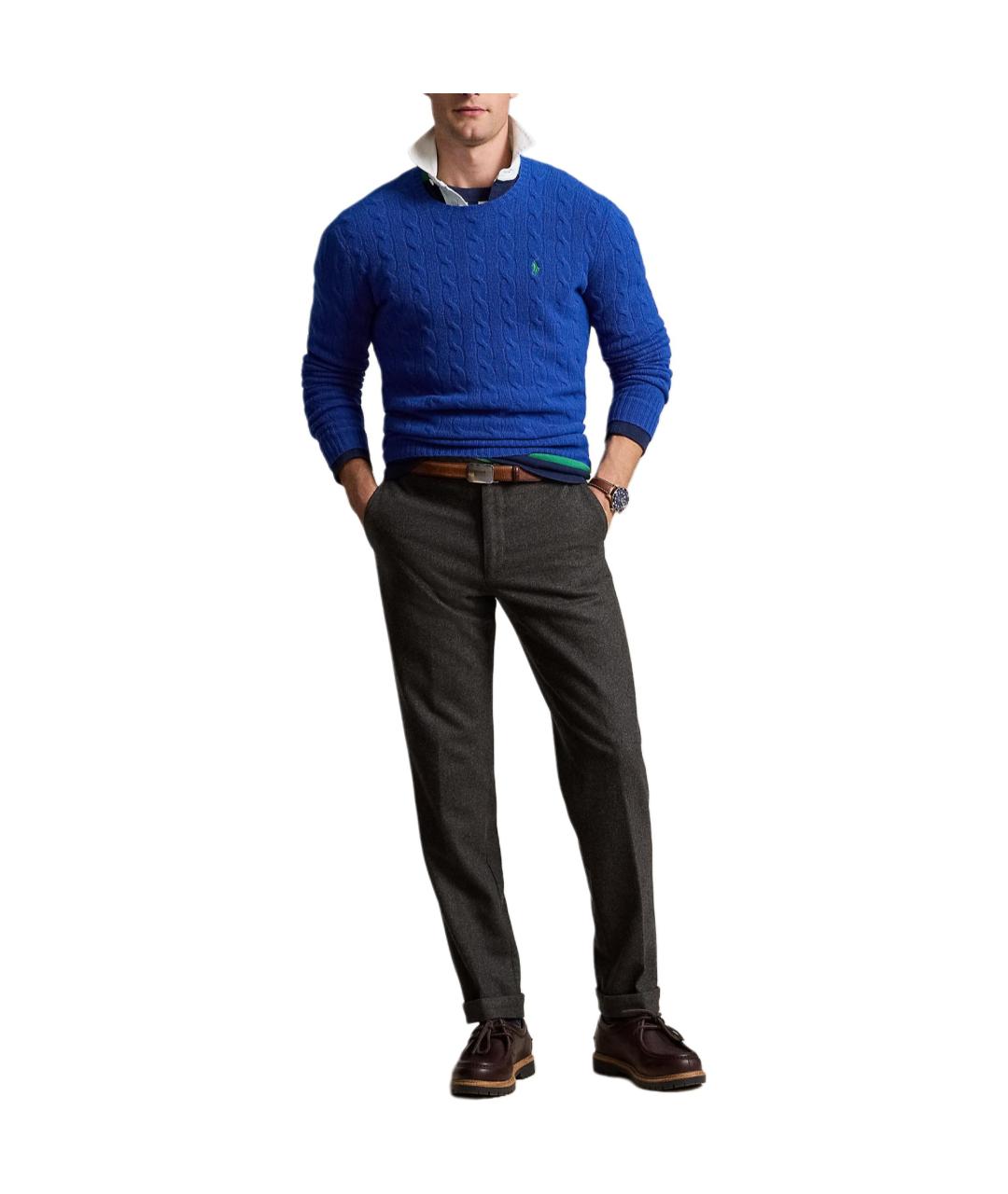 POLO RALPH LAUREN Синий джемпер / свитер, фото 2