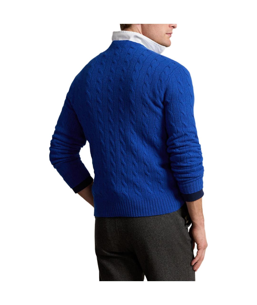 POLO RALPH LAUREN Синий джемпер / свитер, фото 4