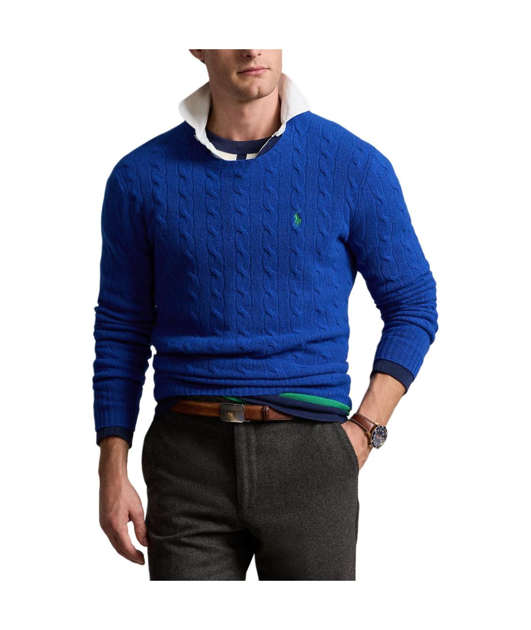 POLO RALPH LAUREN Синий джемпер / свитер, фото 3