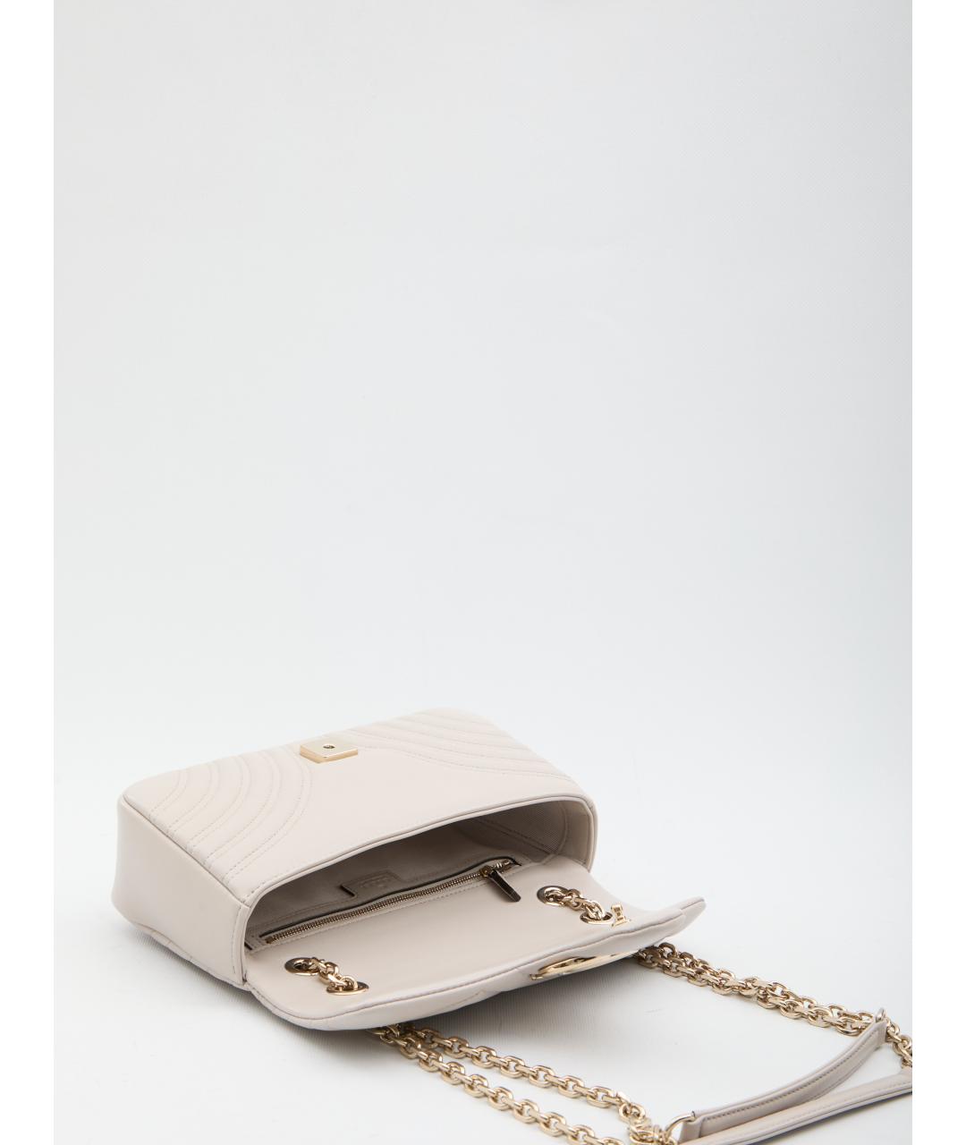 GUCCI Бежевая кожаная сумка через плечо, фото 3