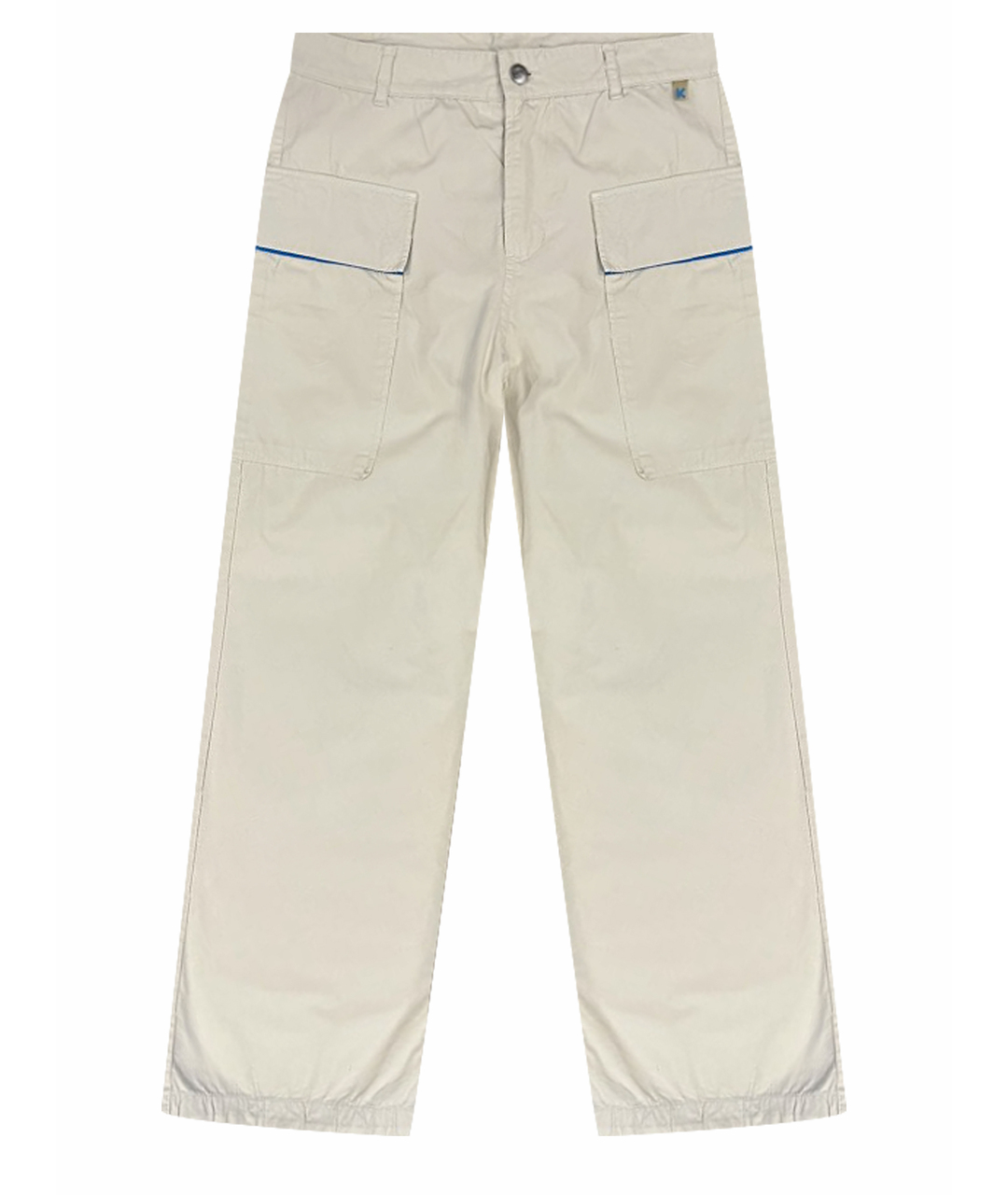 KENZO KIDS Бежевые хлопковые брюки и шорты, фото 1