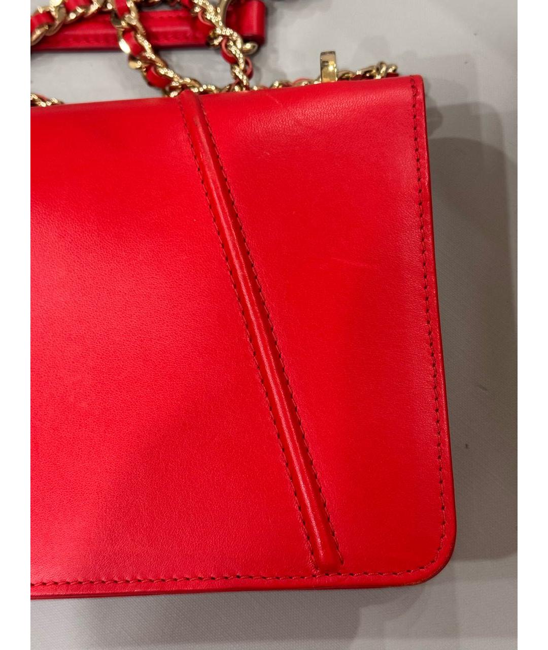 CAROLINA HERRERA Красная сумка через плечо, фото 8