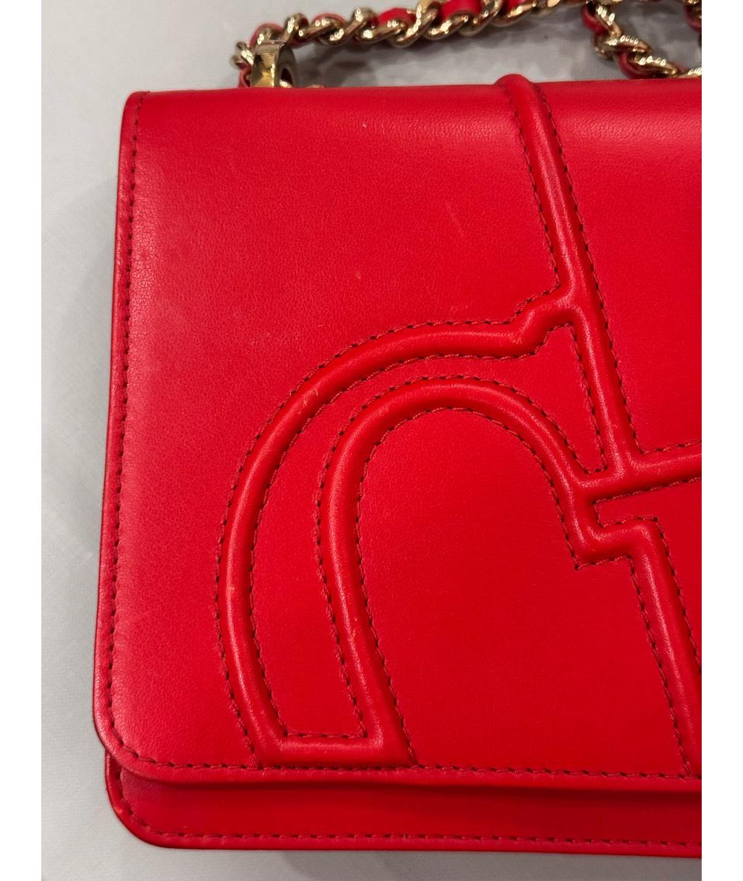 CAROLINA HERRERA Красная сумка через плечо, фото 5