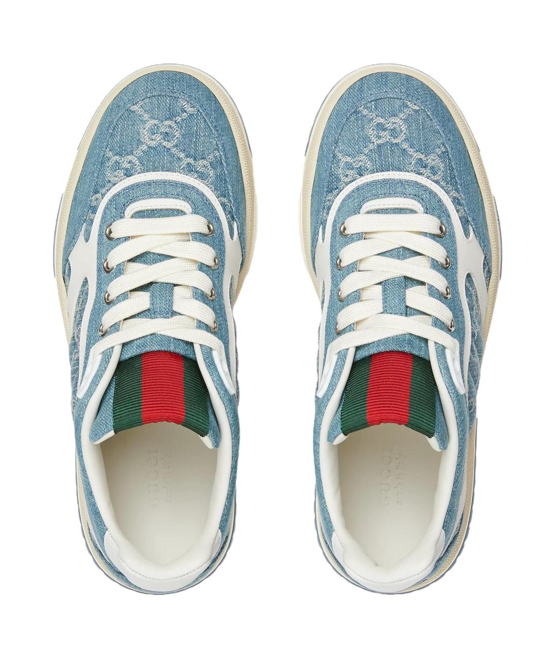 GUCCI Синие кроссовки, фото 4